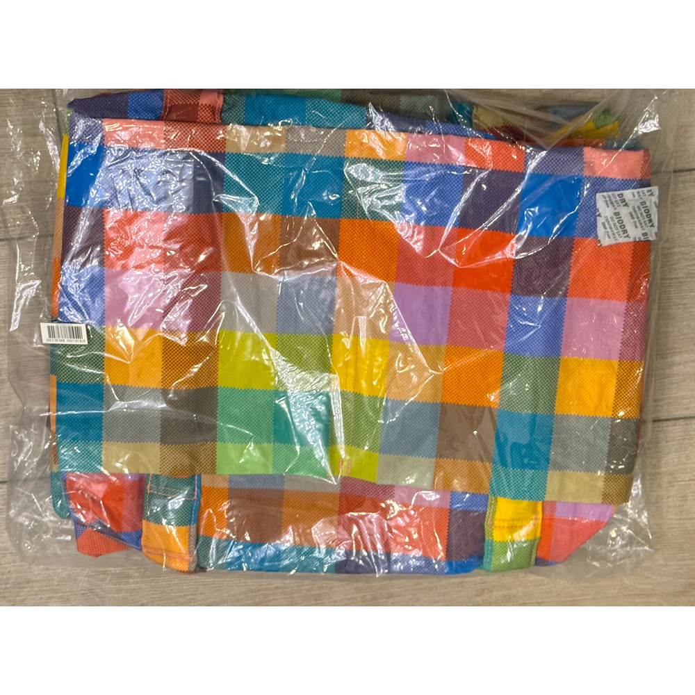 NEW BAGGU UO URBAN OUTFITTERS MADRAS PLAID SMALL CLOUD CARRY-ON BAG - Picture 4 of 4